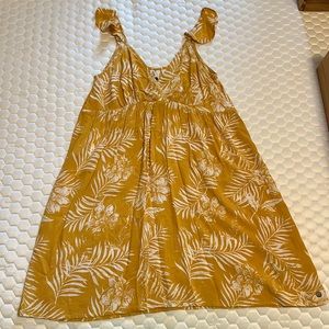 Roxy Small Yellow Summer Floral Dress